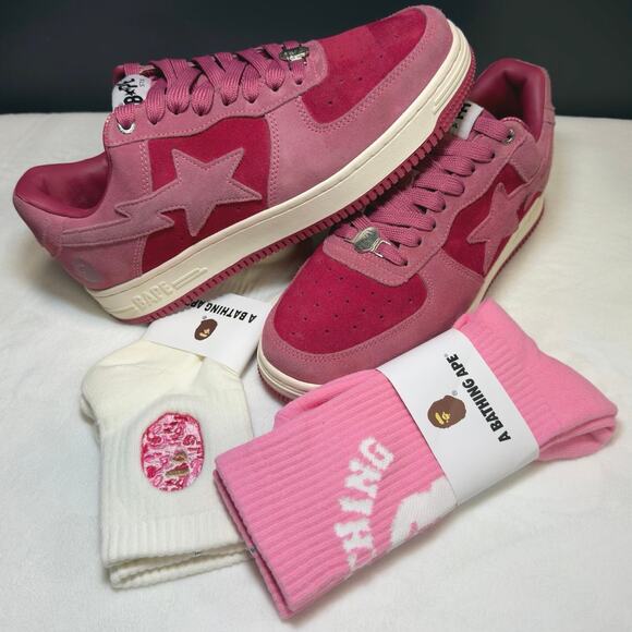 Bape Other - BAPE Bapesta Low M1 'Pink' - 1H70191004 PNK | US.11M